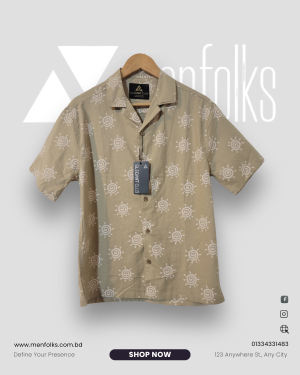 Relaxed Fit Half Sleeve Cuban Shirt Menfolks