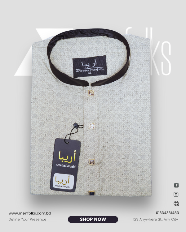 Stylish Printed Cotton Panjabi