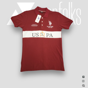 Stylish Maroon U.S. Polo T-Shirt – Fresh Everyday Look