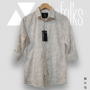 Classic Mens Printed Shirt-Full Sleeve Shirt