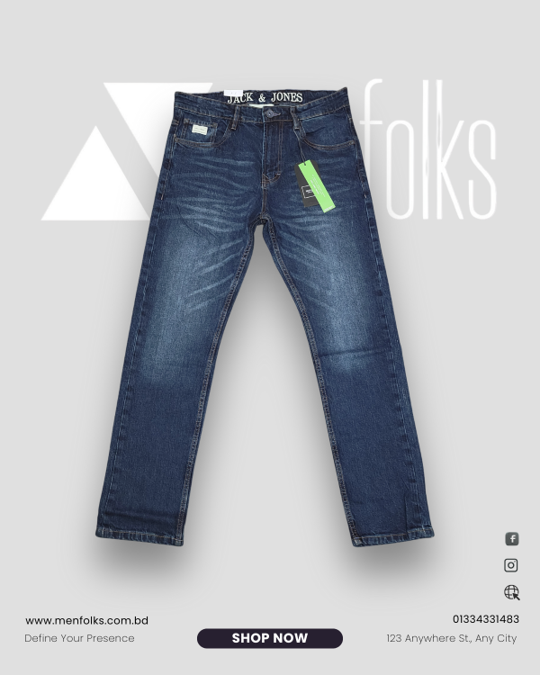 Smart & Stylish Deep Blue Pants for Men – Jack & Jones Export