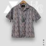 Printed Camp Collar Shirt Mens Summer Style