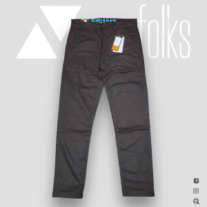 Classic Black Twill Pant – Sleek & Versatile | MENFOLKS